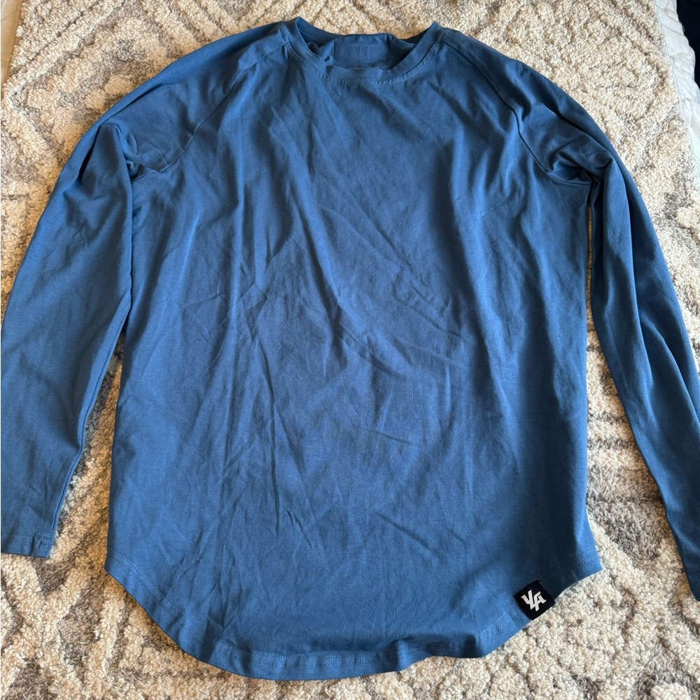 YoungLA 410 Perfect Raglan Long Sleeve Shirt (Kashmir Blue / Small)